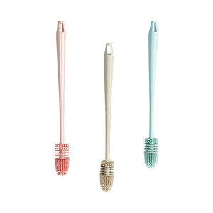 Brosses de nettoyage pour bouteilles en plastique pour le nettoyage du verre, aides au nettoyage du foyer, tête souple, lavage, nettoyage, fabriqué en Chine - Product Image 1