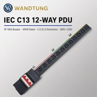 PDU haute puissance 12 voies IEC C13 C19, unité de distribution d'alimentation universelle 6, 8, 10 voies, montage sur rack de serveur