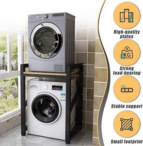 Étagère de rangement pour <span class=keywords><strong>lave</strong></span>-<span class=keywords><strong>linge</strong></span> et sèche-<span class=keywords><strong>linge</strong></span>, réglable en hauteur, empilable, gain de place, <span class=keywords><strong>kit</strong></span> d'empilage, étagère en métal plus épaisse pour <span class=keywords><strong>lave</strong></span>-<span class=keywords><strong>linge</strong></span> - Product Image 3