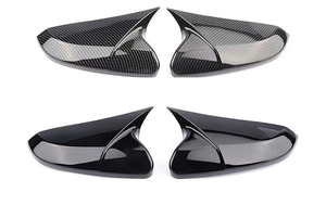 Cubierta Modificada de Espejo Retrovisor Lateral Estilo Cuerno para <span class=keywords><strong>Honda</strong></span> <span class=keywords><strong>Civic</strong></span> 8ª Gen Si 2014-<span class=keywords><strong>2019</strong></span> Accesorio de Tuning Fibra de Carbono 2020 Bodykit PP - Product Image 4