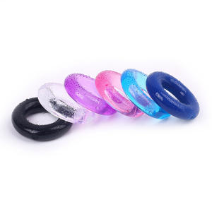 <span class=keywords><strong>3</strong></span> Pcs Paket Cincin Penis Triple Cock Ring Set Pria, Peningkat Ereksi, Tahan Lama, TPE Elastis, untuk Masturbasi Pria - Product Image 6