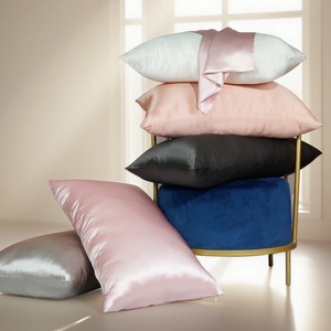 Bán Buôn 22Momme 100% Lụa Áo Gối Gost Tùy Chỉnh Thêu Logo Tinh Khiết Dâu Lụa Gối Trường Hợp - Product Image 4