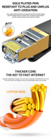 RJ45 UTP FTP STP Cat5e Cat6 Cat6a Cat7 kecepatan terjalin tanpa kucing 5e 6 6a 7 kabel sambungan LAN jaringan Ethernet kabel utama