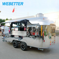 WEBETTER EEC Mobile Bar Kitchen Vehicle New Zealand Standard Coffee Concession Food Truck Ice Cream Food Trailer Entièrement Équipé