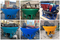 Grand moulin à tambour humide chinois pour l'extraction de l'or, équipement de raffinage de l'or, broyeur rotatif robuste à double rouleau