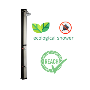 Corps en PVC de grande capacité CYEN avec panneau en acier inoxydable pour lavage des pieds, <span class=keywords><strong>douche</strong></span> <span class=keywords><strong>solaire</strong></span> légère pour l'extérieur au bord de la <span class=keywords><strong>piscine</strong></span> - Product Image 2