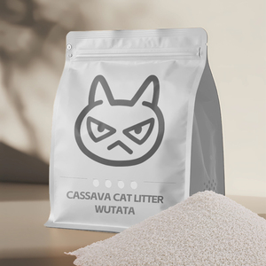 2025 nuovo prodotto 5s lettiera per gatti biodegradabile aggruppante 99% lettiera per gatti di manioca ecologici senza polvere - Product Image 1