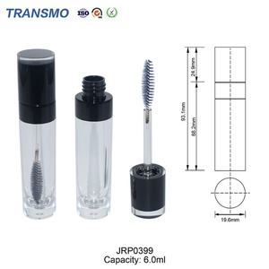 Contenant de mascara vide modulaire 6 ml, tubes en plastique et en verre pour mascara et eye-liner, emballage polyvalent pour blush - Product Image 2