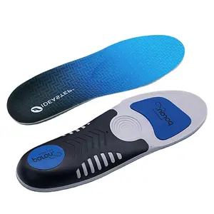 Semelles orthopédiques pour pieds plantaires Talons Eva Cushion Fournisseurs Suports Sport Absorbant les chocs Free Sport Smart Gels Bleu