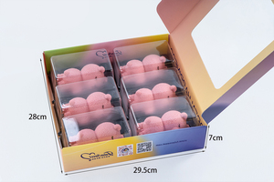 มัฟฟิน<span class=keywords><strong>ชีส</strong></span><span class=keywords><strong>เค้ก</strong></span>สตรอเบอร์รี่แช่แข็ง Gateau a la Fraise Gateau au Chocolat et Crème <span class=keywords><strong>ร้าน</strong></span>กาแฟขนมหวานจัดส่งที่รวดเร็ว - Product Image 5