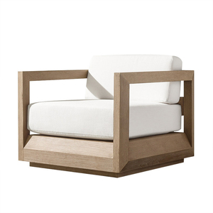 Conjunto de sofá exterior de teca moderno personalizado de gama alta, fabricante de muebles de jardín de madera para patio - Product Image 6