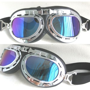 Lunettes de moto à monture complète, lentille sphérique en polycarbonate, anti-buée, protection UV, lunettes de sport de plein air pour hommes - Product Image 5