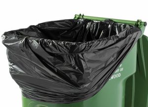 Bolsas de Plástico PE Resistentes de Color Personalizado, Bolsas Grandes para Reciclaje de Basura, Forros para Cubos de Basura, Bolsas de Basura con Impresión en la Superficie - Product Image 6