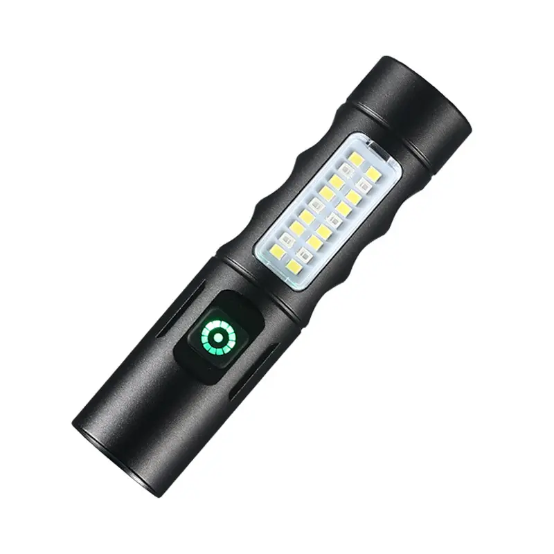 Lanterna de trabalho com zoom telescópico, lanterna de trabalho com luz laser branca de 1000m, lanterna de trabalho, acessório Ni-MH, ideal para acampamento