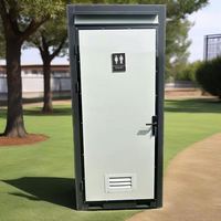 Toilette portative professionnelle de la Chine avec le climatiseur, salle de douche préfabriquée modulaire avec la toilette