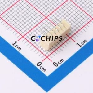 HCZZ0570-6 Wire-to-Board Pin Header Bent Lead Through Hole,P=1.25mm Connector 1x6P 1.25mm Right Angle Insert PicoBlade (MX 1.25) - Product Image 2