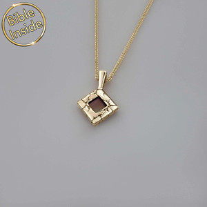 Joyería Bíblica Nano con Biblia Grabada - Colgante Relámpago - Product Image 5