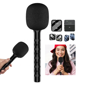 Adaptador de Mano H1 para Micrófono Inalámbrico de Solapa, Empuñadura para Entrevistas de Reporteros de TV y Noticias, para Micrófonos DJI <span class=keywords><strong>Rode</strong></span> - Product Image 2