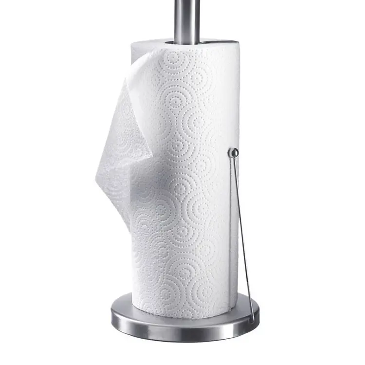 Stainless Steel Paper Towel Holder Paper Towel Dispenser Paper Towel Holder for One Hand Tear
