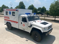 Unité médicale mobile tout-terrain 4x4, châssis Dongfeng Warrior, véhicule de secours en milieu sauvage