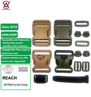 Prix d'usine – Clips de ceinture robustes écologiques en plastique avec boucle à dégagement rapide latéral, impression personnalisée pour accessoires de sacs
