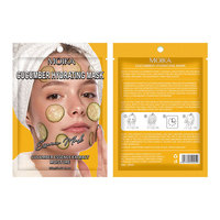 Masque de beauté aux fruits imprimé en dessin animé pour le contrôle de l'huile, le verrouillage de l'humidité, l'hydratation, la nutrition et le raffermissement