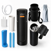 SECRETSBOX - Estuche de Viaje para Insulina de Acero Inoxidable de 3 Zonas, Enfriamiento de 24 Horas, Recargable, Capacidad para 10 Plumas, Aprobado por la TSA, Portátil