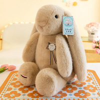 Fabricant longue oreille Anime lapin ours en peluche poupée en peluche figure doux animaux en peluche jouets pour mère cadeau de fête des enfants