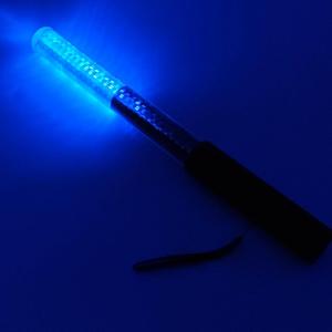 41cm多機能交通警棒 赤と青のセキュリティ警棒 警告交通杖 スピーカー付き - Product Image 5