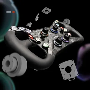 Volante Simagic Gt Neo para Simulador de Carreras, Doble Embrague, Accionamiento Directo, Disco Nuevo de Fibra de Carbono Compuesta - Product Image 4