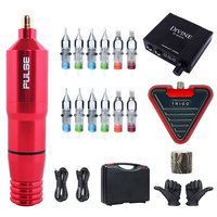 Kit de tatouage professionnel PULSE 2021, nouveau modèle, haute qualité, acier inoxydable, stylo rotatif pour le body art.