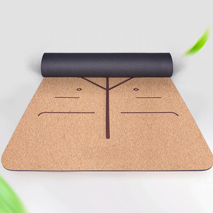 Tapis de yoga en liège 1830x610x5mm extra épais antidérapant écologique durable rectangulaire pour gymnastique usage universel - Product Image 1