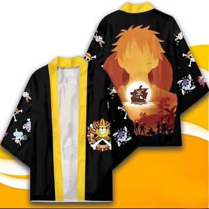 48 styles de t-shirts, capes, kimonos, haori et yukata d'anime japonais pour cosplay de <span class=keywords><strong>Luffy</strong></span>, Zoro, Nami, Sanji, vêtements unisexes - Product Image 6