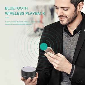 Haut-parleur sans fil portable Ww021 avec logo, mini, LED clignotantes, basses puissantes, en métal, pour extérieur, téléphone portable, cadeaux personnalisés - Product Image 4
