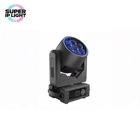 Projecteur LED mobile 7x40W RGBW Bee Eye Zoom avec contrôle DMX RDM, lumière de lavage LED pour discothèque, événement, scène