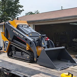 Ücretsiz Kargo 1 ton 1000 kg 3 Pompa 3 Valf Çin Malı V1000 Mini Dizel Paletli Ön Yükleyici EPA Onaylı - Product Image 4