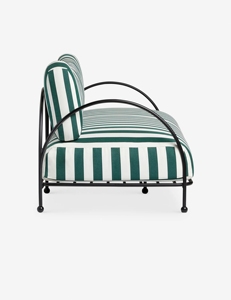 Divano da <span class=keywords><strong>Giardino</strong></span> Moderno a Tre Posti con Cuscini ad Asciugatura Rapida, Telaio <span class=keywords><strong>in</strong></span> <span class=keywords><strong>Ferro</strong></span> Impermeabile - Product Image 6
