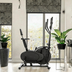 Heimtrainer Ellipsentrainer mit Magnetwiderstand Cross-Trainer Sanfte Schrittführung Indoor-Cardio-Fitnessgerät - Product Image 3