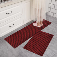 Tapis de sol anti-dérapant intérieur/extérieur à sept rayures en forme de rouleau tapis lavable pour escaliers et couloir pour une utilisation en extérieur