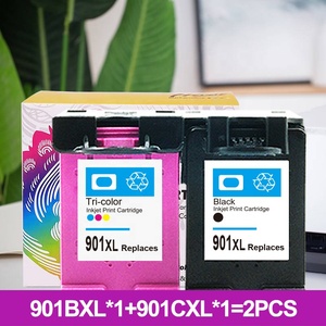 Hicor 901XL <span class=keywords><strong>901</strong></span> <span class=keywords><strong>XL</strong></span> Premium Cartouche d'encre à jet d'encre couleur remanufacturée pour imprimante <span class=keywords><strong>HP</strong></span> Officejet J4580 J4680 - Product Image 2
