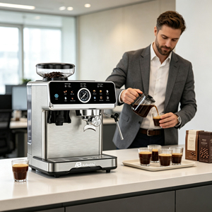 Macchina Professionale per Caffè Espresso e Cappuccino Anbolife, Produzione all'Ingrosso, Personalizzabile, 20 bar, Controllo Touch IMD, Preparazione Silenziosa - Product Image 5