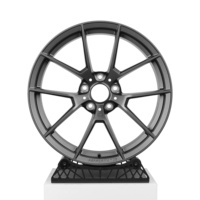 Jantes forgées en alliage d'aluminium T6061 18 19 20 pouces à double 5 branches pour voitures de course 5x112 5x114.3 5x120 5x130 pour BMW Audi Benz