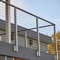 Système de garde-corps en câble HIMOWAY en acier inoxydable de qualité supérieure pour balcon, terrasse et balustrade