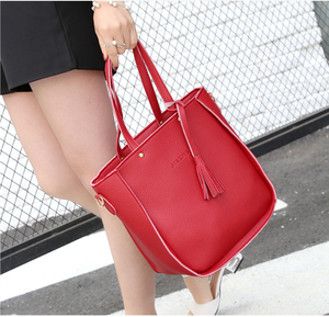 Borsa a tracolla in pelle di 4 pezzi con borsa a tracolla di marca firmata da donna - Product Image 6