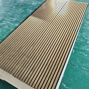 Moderne MDF- und Polyester-Akustik-Lamellenwandpaneele mit Hocheffektiver Schallabsorption für Heim- und Bürokakustik - Product Image 3