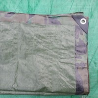 Bâche de toiture en PE imperméable, camouflage, anti-UV, 120 GSM, poids moyen