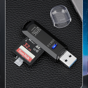 Sht <span class=keywords><strong>USB</strong></span> <span class=keywords><strong>3</strong></span>.0 đầu đọc thẻ sdtf thẻ tốc độ cao máy tính xe hai trong một đa chức năng Đầu đọc thẻ bán buôn qua biên giới - Product Image 5