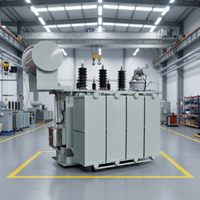 Transformateur immergé dans l'huile triphasé haute tension 2000 KVA 3000 KVA 3500 KVA 5000 KVA 35 kV 33 kV, bobine en cuivre 480 V, 50/60 Hz, IEC60076