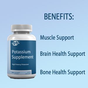 Suplemento de Potasio de Alta Absorción para la Salud Muscular, Cerebral y Ósea - Sin Aditivos - Venta Caliente OEM/ODM - Product Image 3