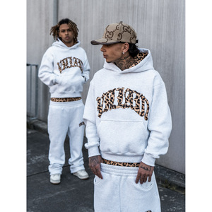 Pantalon de jogging en molleton tricoté pour homme, respirant, style Y2K Hip Hop, coupe ample avec logo - Product Image 4